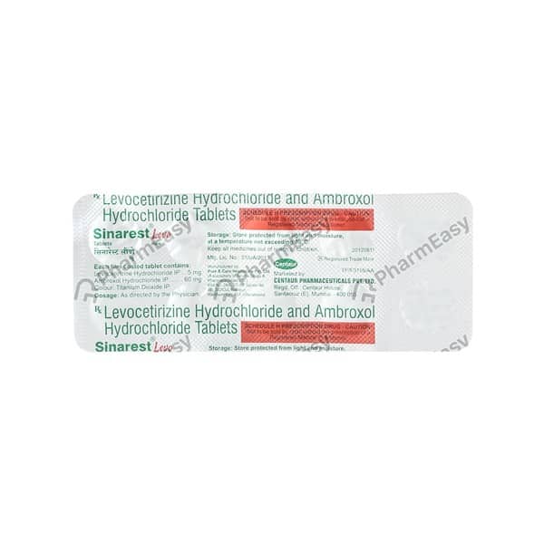 Sinarest Levo Strip Of 10 Tablets