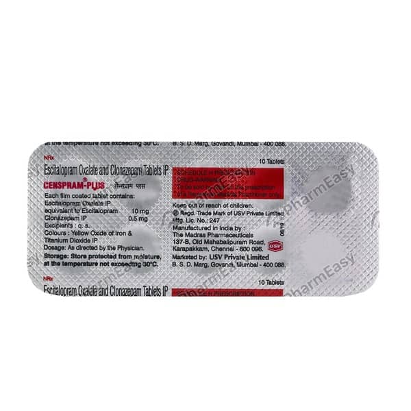 Censpram Plus Strip Of 10 Tablets