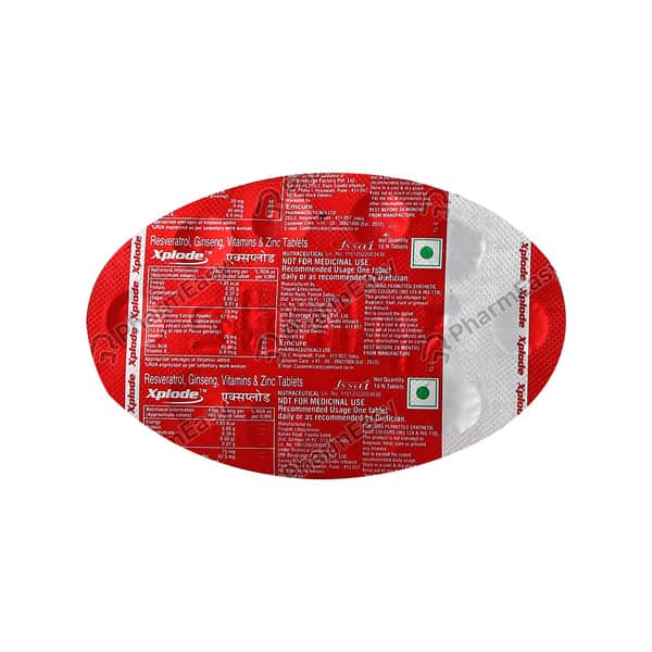 Xplode Strip Of 10 Tablets