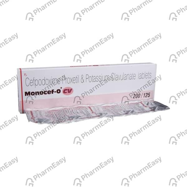 Monocef O Cv 200mg Strip Of 6 Tablets