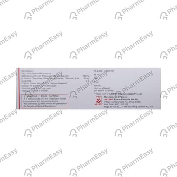 Monocef O Cv 200mg Strip Of 6 Tablets