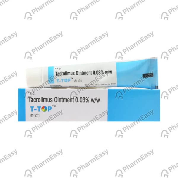 T Top 0.03% Tube Of 10gm Ointment