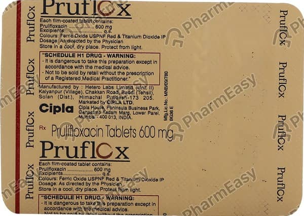 Pruflox 600mg Strip Of 5 Tablets