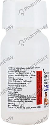Fastclav 125mg Bottle Of 30ml Dry Syrup