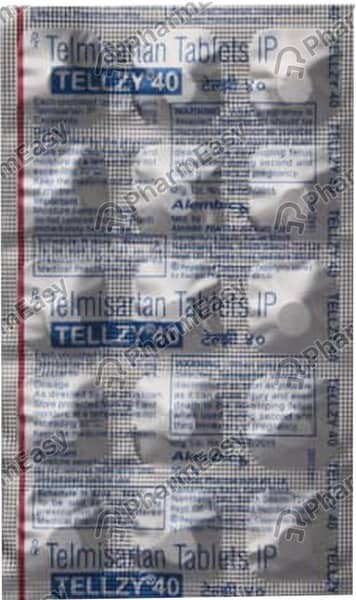 Tellzy Am 40Mg Strip Of 10 Tablets