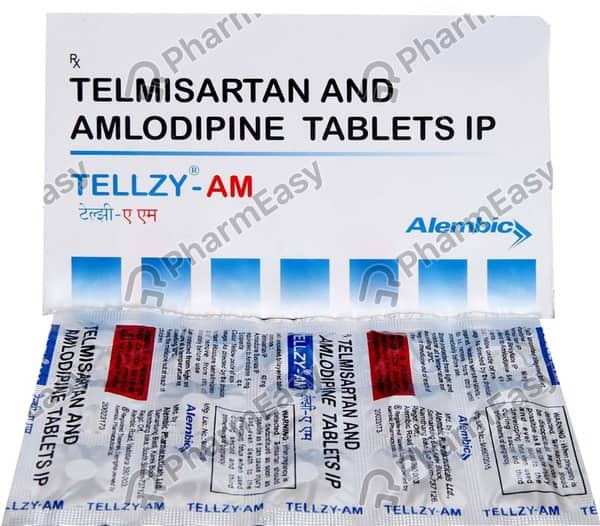Tellzy Am 40Mg Strip Of 10 Tablets