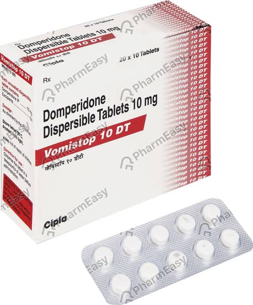 Vomistop Dt 10mg Strip Of 10 Tablets