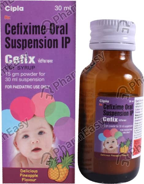 Cefix 50mg Bottle Of 30ml Dry Syrup