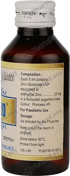 Zn20 Bottle Of 100ml Oral Solution