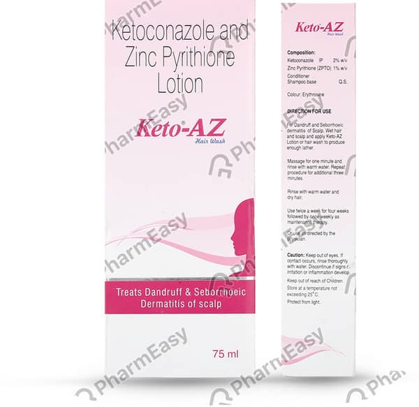 Keto Az Bottle Of 75Ml Hair Wash Lotion