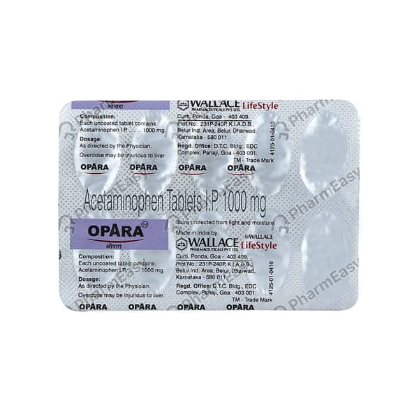 Opara 1000mg Strip Of 10 Tablets