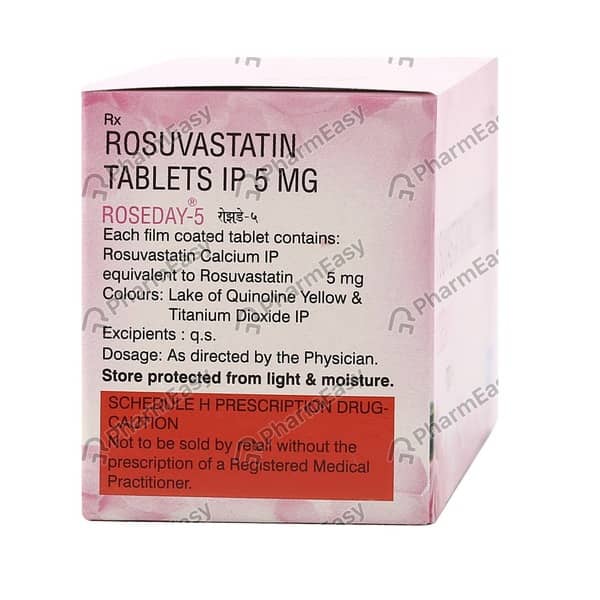 रोजडे 5एमजी की स्ट्रिप 10 टैबलेट्स