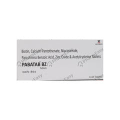 PABATAB BZ STRIP OF 10 TABLETS