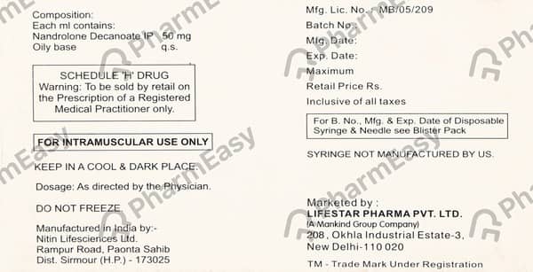 Zestabolin 50mg Injection