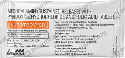 Nurotroy Sr Strip Of 10 Tablets