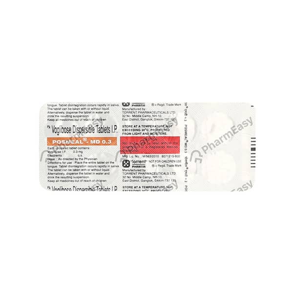 Posmeal Md 0.3Mg Strip Of 10 Tablets