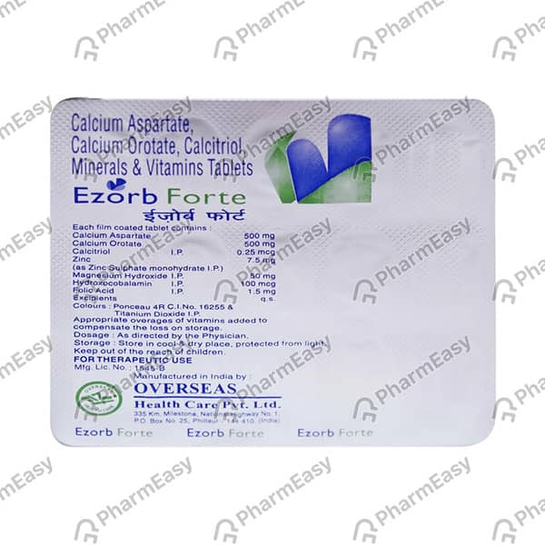 Ezorb Forte Strip Of 10 Tablets