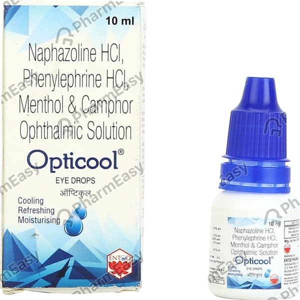 Opticool Bottle Of 10ml Eye Drops