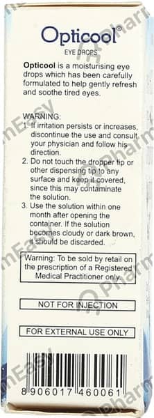 Opticool Bottle Of 10ml Eye Drops