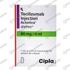 ACTEMRA 80MG VIAL OF 4ML SOLUTION FOR INFUSION