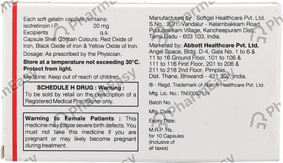Tufacne 20mg Strip Of 10 Capsules