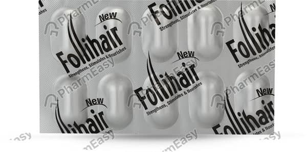 New Follihair Strip Of 10 Tablets