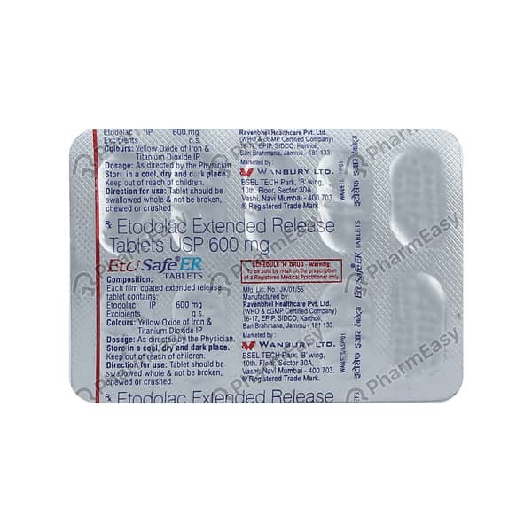 Etosafe Er Strip Of 10 Tablets