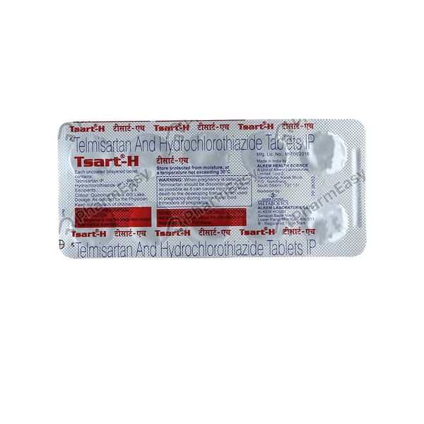 Tsart H 40mg Strip Of 10 Tablets