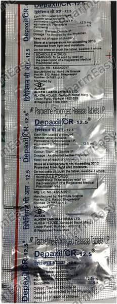 Depaxil Cr 12.5mg Strip Of 10 Tablets