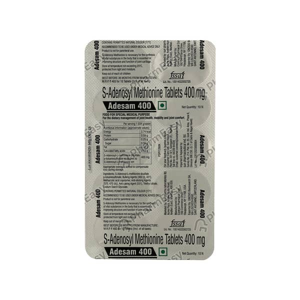 Adesam 400Mg Strip Of 10 Tablets