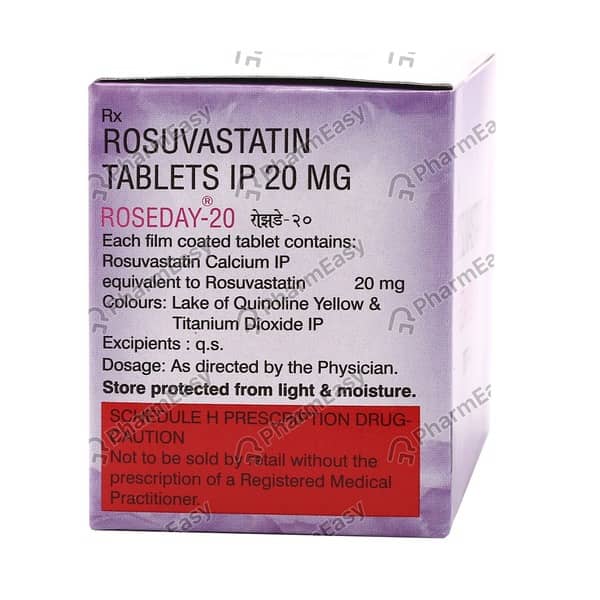 Roseday 20mg Strip Of 10 Tablets