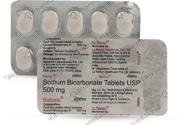 Sobisis 500mg Strip Of 10 Tablets