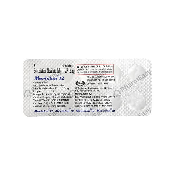 Merislon 12mg Tablet