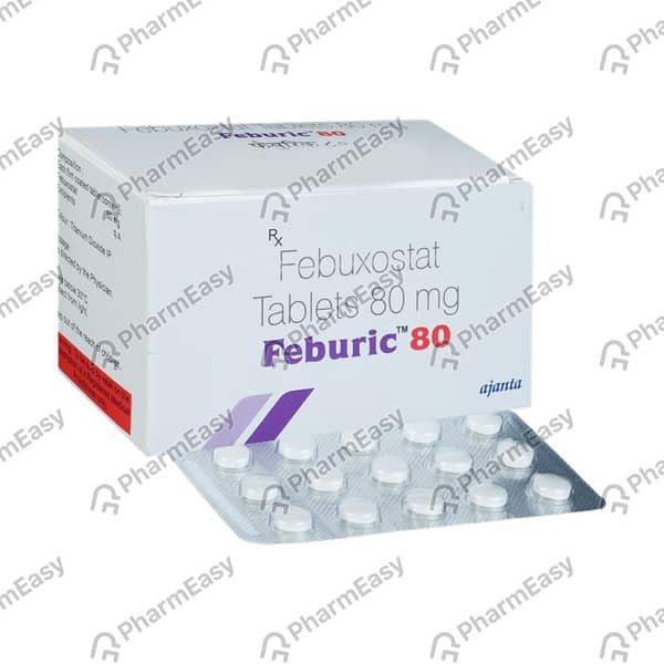 Feburic 80mg Strip Of 7 Tablets