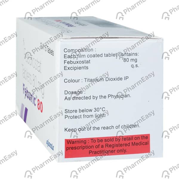 Feburic 80mg Strip Of 7 Tablets