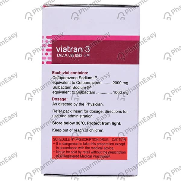 Viatran 3gm Dry Vial Of 1 Powder For Injection