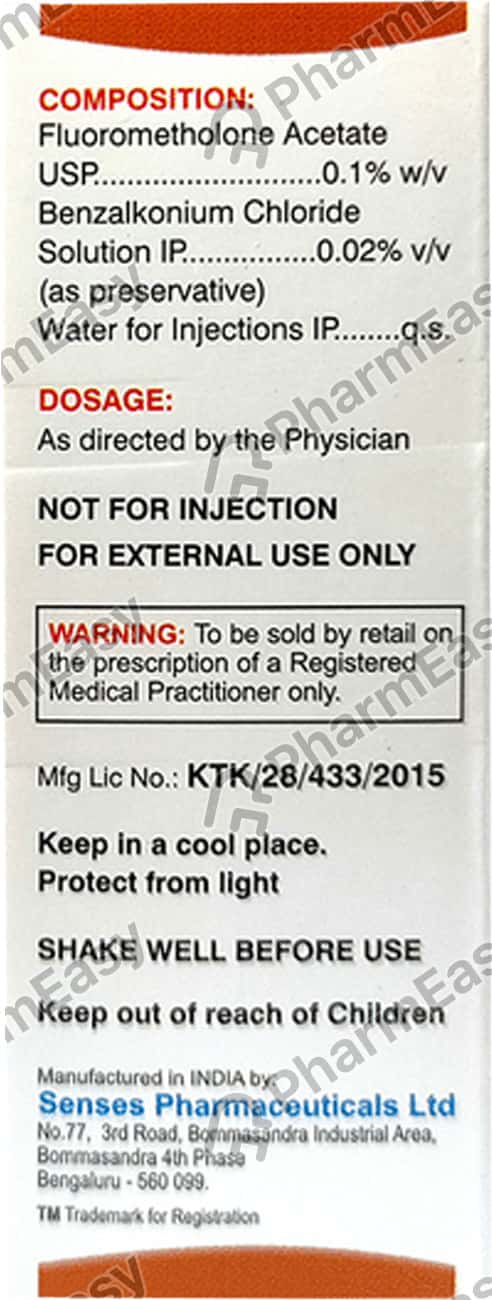 Fli 0.1 %W/V Eye Drop (5): Uses, Side Effects, Price & Dosage | PharmEasy