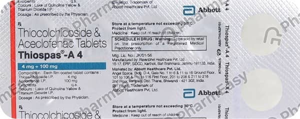 Thiospas A 4mg Tablet