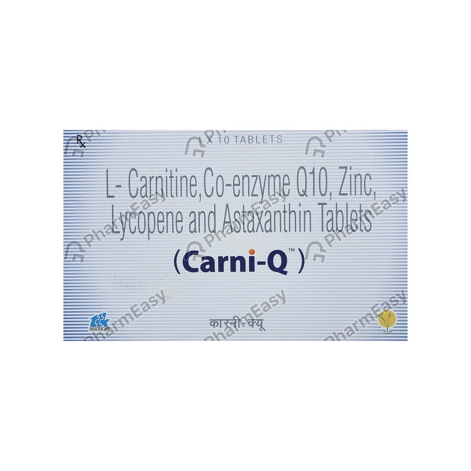 Carni Q Strip Of 10 Tablets Uses Side Effects Price Dosage Composition Pharmeasy
