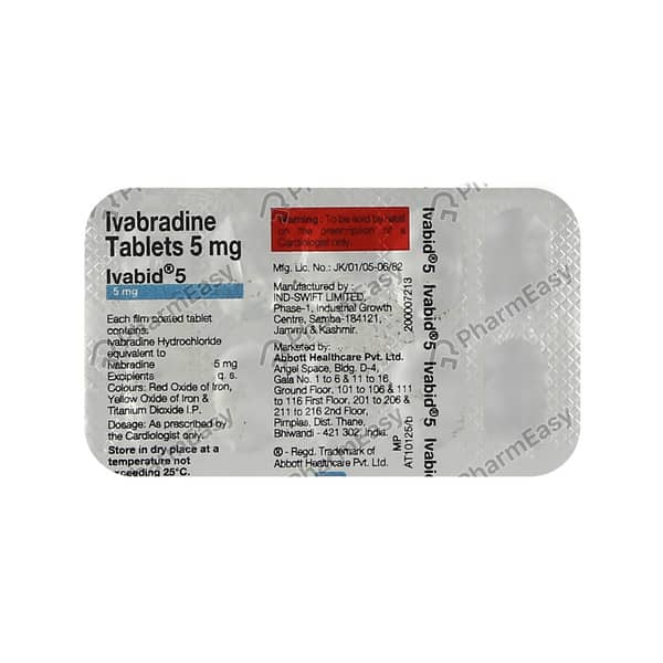 Ivabid 5mg Strip Of 10 Tablets