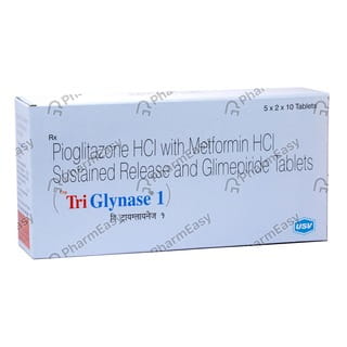Triglynase 1mg Tablet