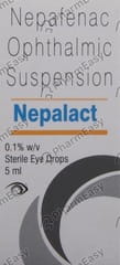 NEPALACT 0.1% BOTTLE OF 5ML EYE DROPS