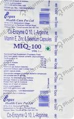 MIQ 100MG STRIP OF 10 CAPSULES