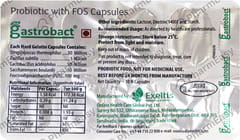 NEW GASTROBACT STRIP OF 10 CAPSULES