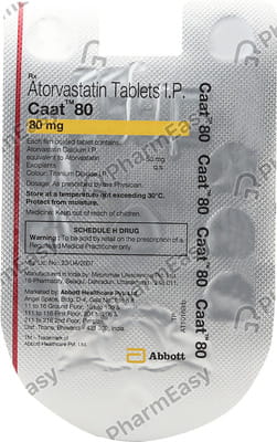 Caat 80mg Strip Of 10 Tablets