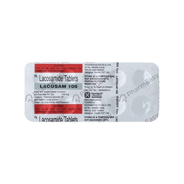 Lacosam 100Mg Strip Of 10 Tablets