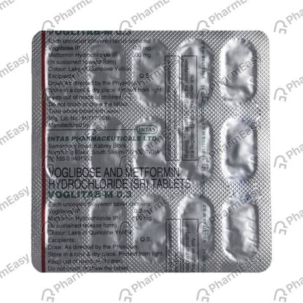 Voglitab M 0.3mg Tablets
