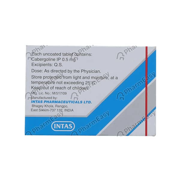 Cabgon 0.5mg Tablet