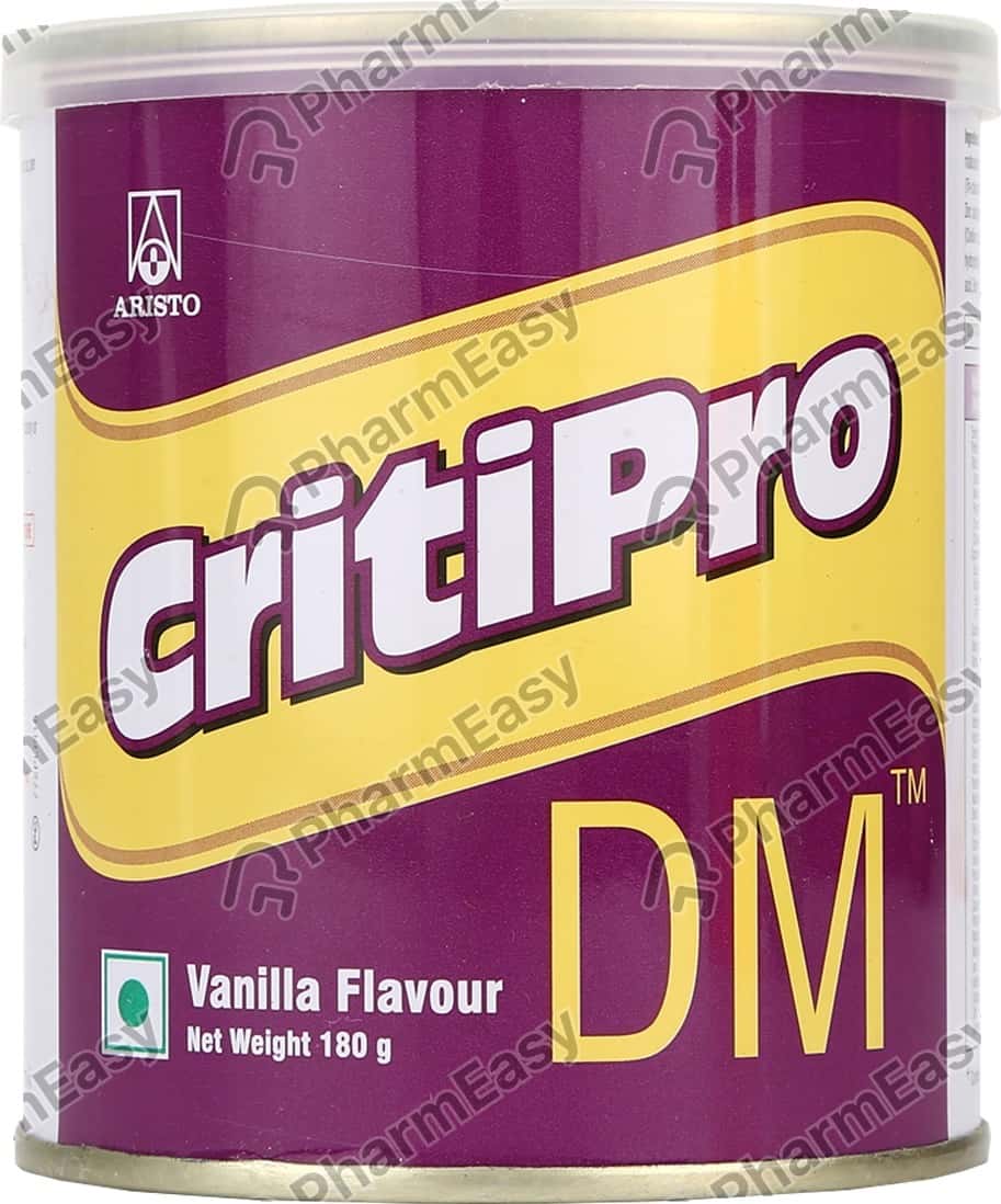Critipro Dm Vanilla Powder 180gm