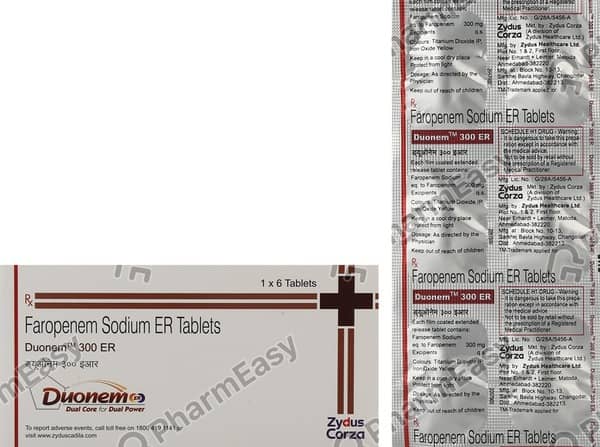 Duonem Er 300mg Strip Of 6 Tablets